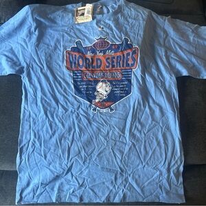 Majestic Light Blue New York Mets World Series Champions Graphic Tee